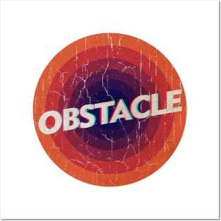 OBSTACLE CIRCLE VINTAGE Posters and Art